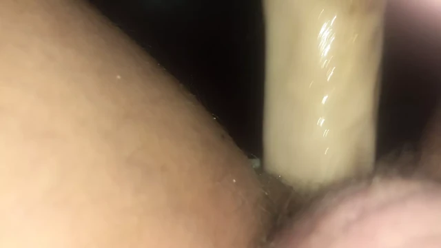Fuckd by a Big dildo