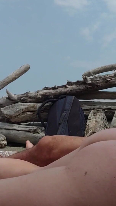 Spectacular moment from "Pussy Dick flashing in Public beach Squirting and Cumshot with Intense Orgasm in Front of Everyone"