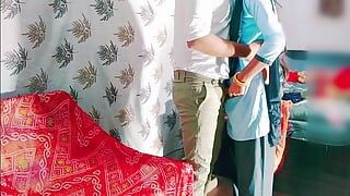 Colegiala india, mms real, video filtrado viral, jovencita tiene sexo con su compañero de clase después de la escuela