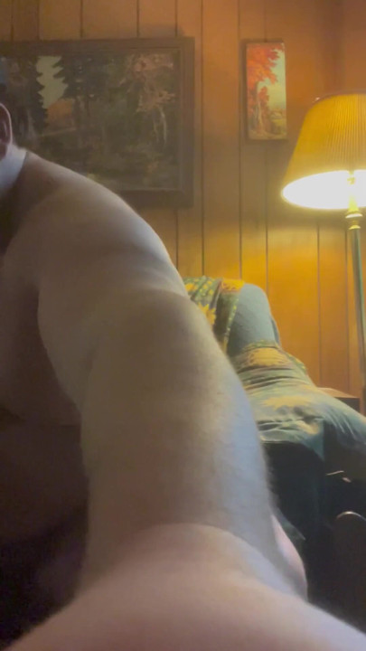 Massive Handsome Muscle Chub Nudist Posing & Playing With His Pole | Clip 1