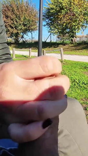 Unforgettable moment from "FLASHING my COCK in front a everyone in a PUBLIC PARK and my STEPDAUGHER HELPS me CUMSHOT - REAL"