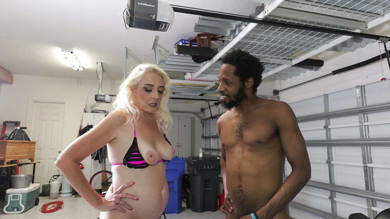 Marvelle Gets Railed on a Harley