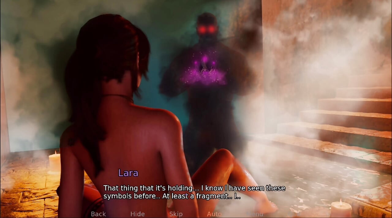 Croft adventure #1 - Lara can't stop thinking about the lesbian