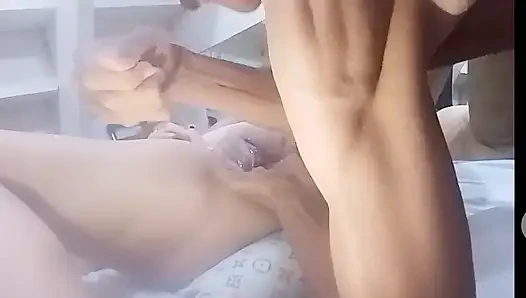 Nefis amcık ve çok kremsi