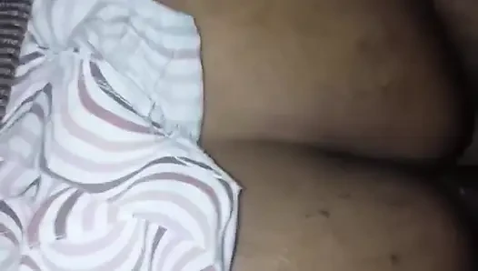 Wife by Husband in Front of 2 Friends