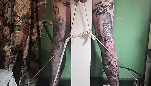 Unholy Crucifix Ballbusting