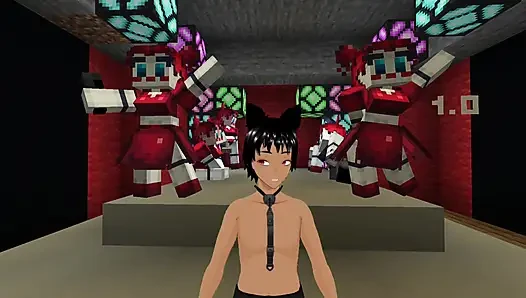 Minecraft Decor Mod FNAF - Showing off some freaky animatronics wearing some nice clothes