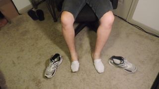 Scarpe da ginnastica calzini piedi gambe