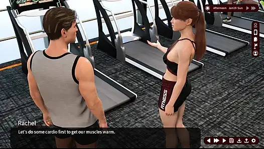 Aksi hot lesbian 14 sarah dan alex yang lagi asik muasin mereka di gym