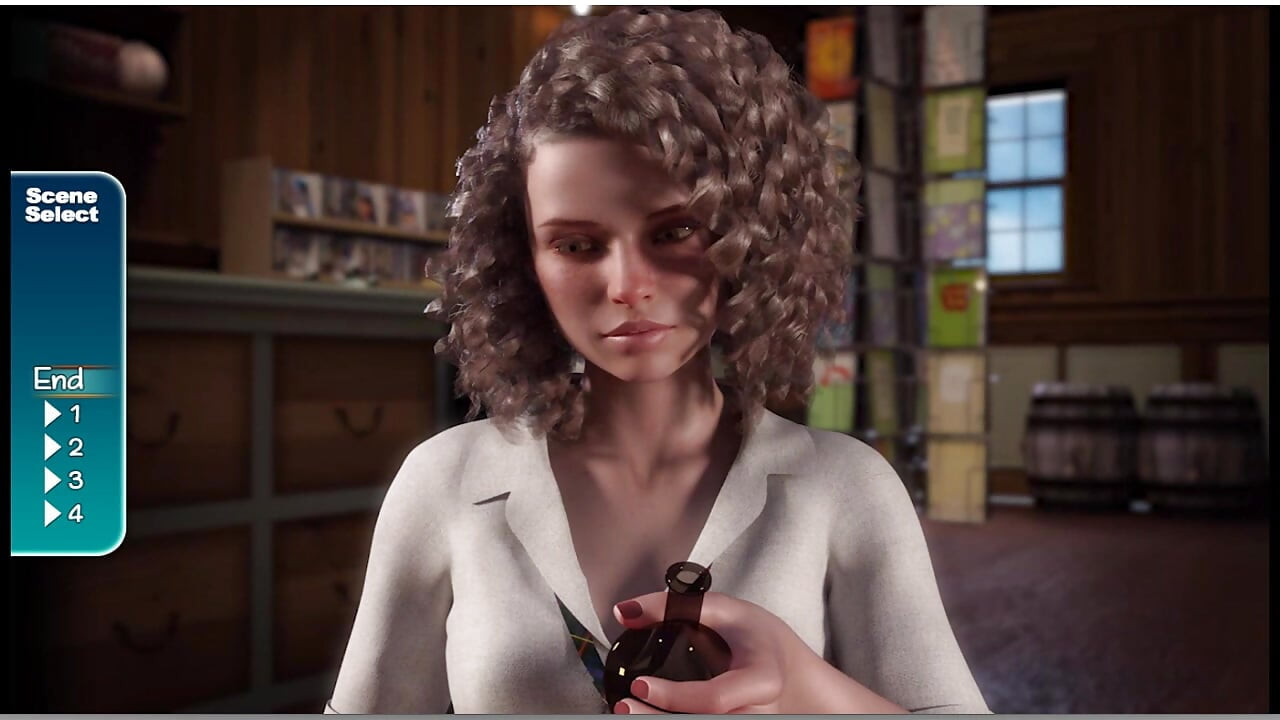 Treasure of nadia - gameplay - tante seksi lagi asik masturbasi pakai dildo dan striptis- sepong kontol dan minum sperma