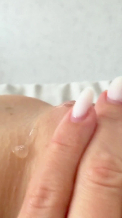 New Vibrator in Bright Pink Bodysuit - Wet Creamy Pussy Closeup POV | Clip 1