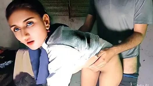 Indian Virgin School Girls First time Sex with Her Boyfriend Indian Desi school viral mms video teacher and student