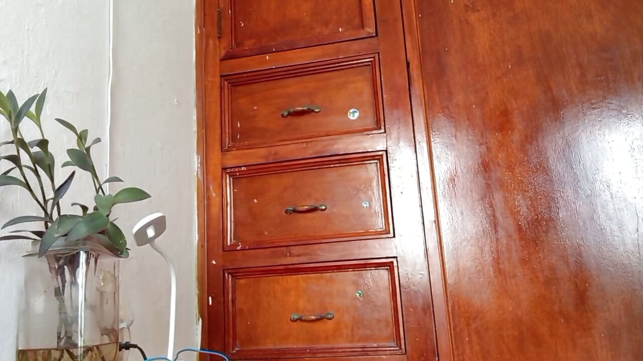 Mother in Room Shows Pants