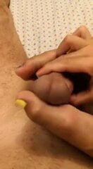 Handjob cum