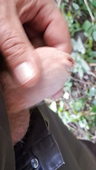 私がおしっこしているところ