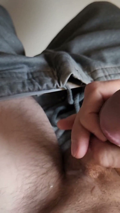 Huge cock with large mushroom head blow sperm at slow motion during hard jerking 4k video | Clip 1