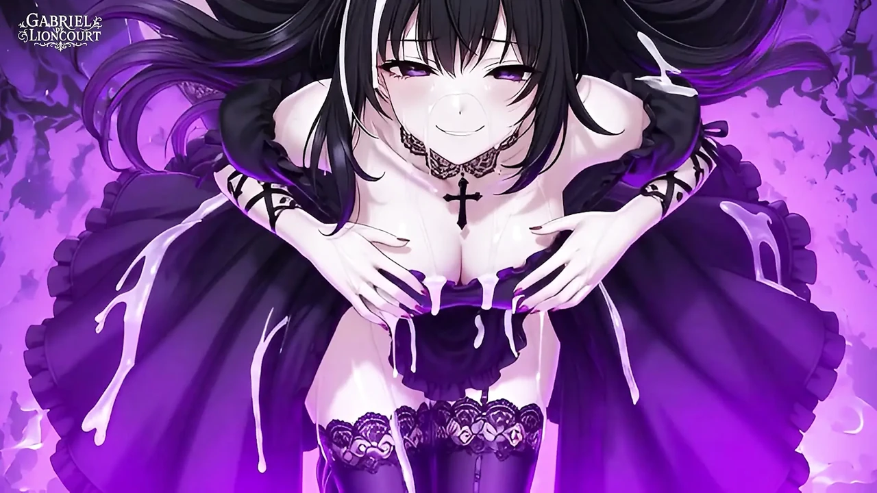 Goth Girl Fan Fucks Rockstar Backstage  - Hentai