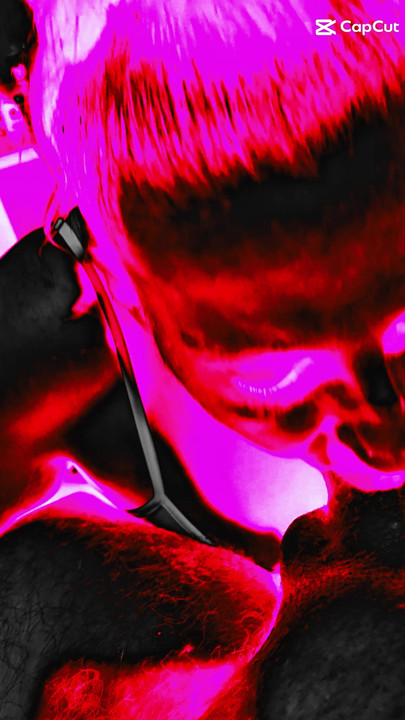 Making love to my mouth pussy.
