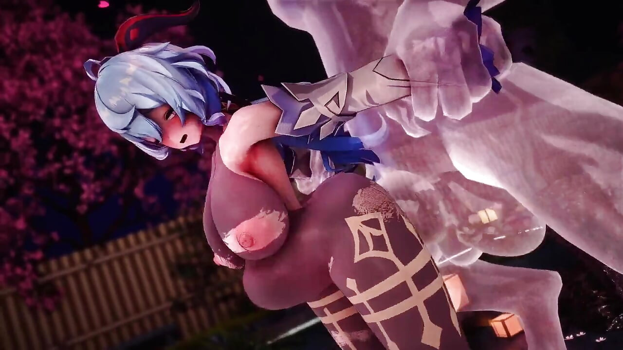 Genshin Impact -hot Spring Monster Fuck Horny Ganyu - 3D Hentai Animations