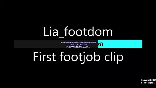 Premier clip de footjob allemand