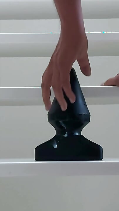 10,3 cm siyah göt tıkacı