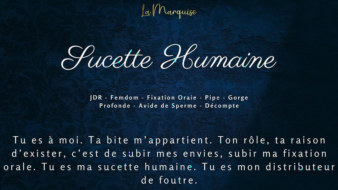 私はあなたのコックに飢えています - フランス語オーディオポルノ兼プレイ