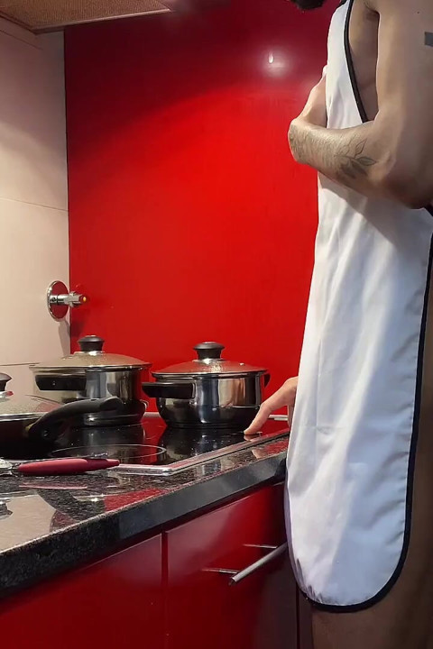 Cumming in the Kitchen