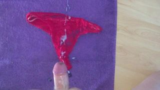 Cum on Neighbor HOT Red Thong