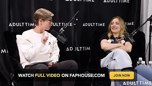 Gizelle Blanco ve Anna Claire Feromonları Bulutlar, Makaslama ve Çalı | Adult Time Podcast