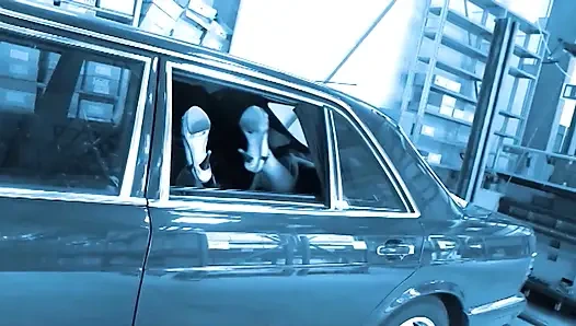 German Domination Blonde Sluts in Cage and Bathroom