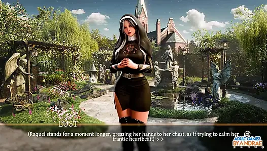 Sisters in Sin Gameplay Part 19 – Helga Caught Fingering in Front of the Altar