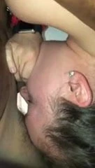 Hotwife sucks black cock
