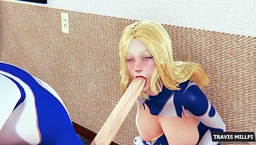 Invisible Woman Is Getting Fucked with Elastic Dick in Anal // Parody