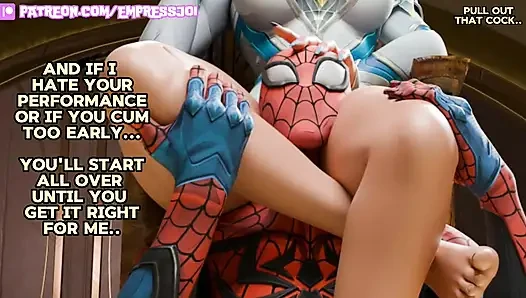 Femdom hentai JOI - pemujaan kaki emma yang sempurna