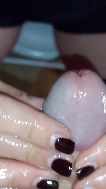 Spectacular moment from "Watch My Breasts While I Massage Your Juicy Mushroom Head Cock (Milking-time)"