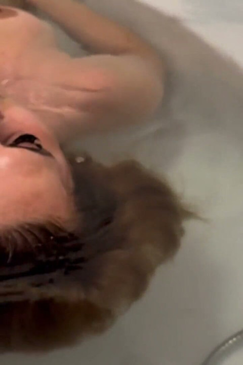 Hair Floating on Water Close up