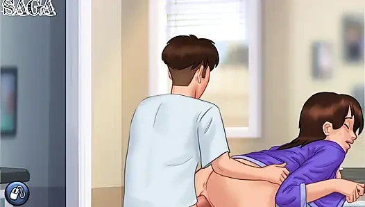 Deep throat cum in mouth-her first wild blowjob