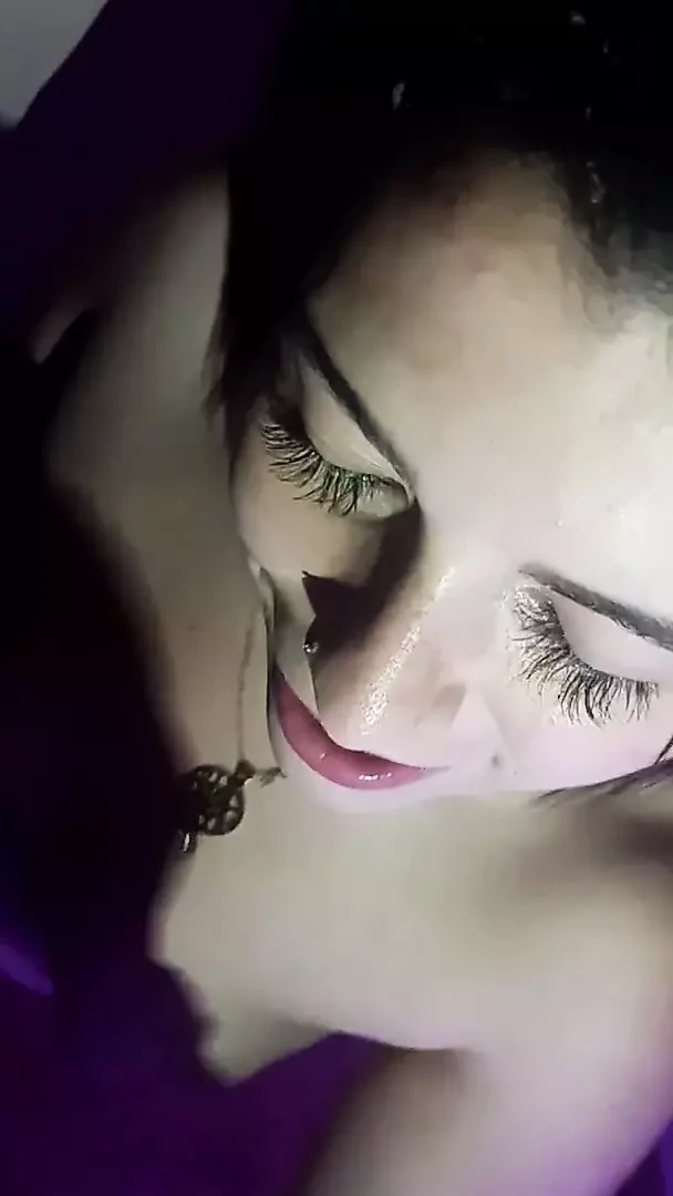 I Wanted to Record a Song and It Ends with a Blowjob and with Milk in Her Mouth