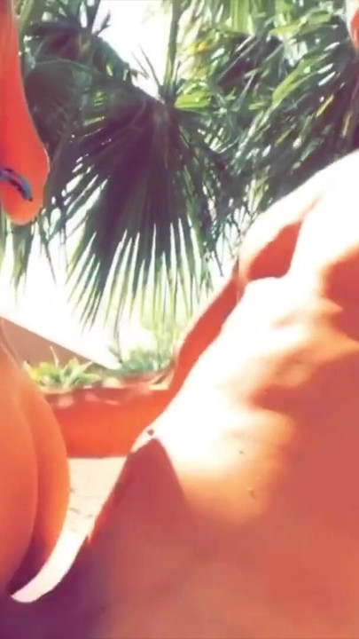 Sexy Shane and Miss Stacy have sexy fun in the backyard while the roommates are gone! | Clip 1