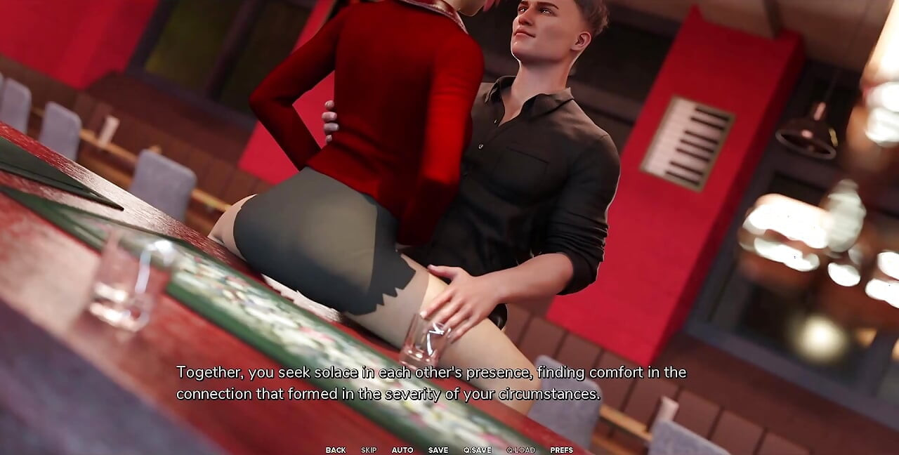 Taboo University - Asian Bartender Bends Over the Desk and Get Fucked Hard