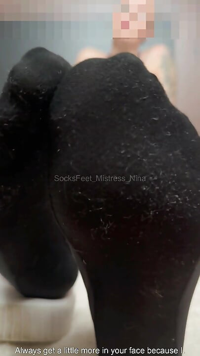 必要な唯一のクローズアップ(7日目、靴下を履いた時)