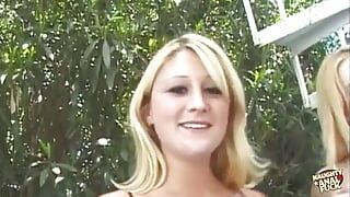 Slutty Blondes Staci Thorn and Barbara Summer Love Having Group Sex with Lots of Anal