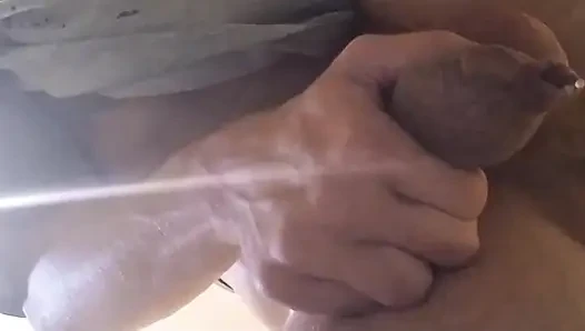 Ateşli metal anal tıkaçtan gerçek erkek fışkırtıyor