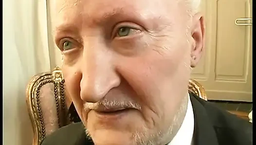 Old Lecherous Has Only Sex on His Mind During a Job Interview with a Big-breasted Applicant