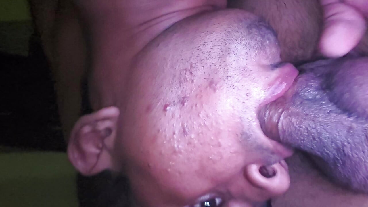 Indian Hot Desi  Daddy long thin deep throat sucking fuck mouth