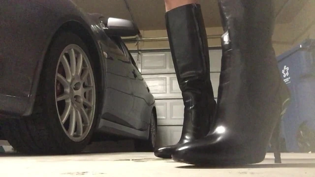 Stepping on cum