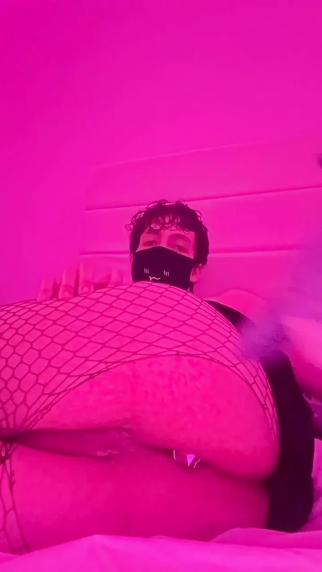Lonely sissy in her bedroom