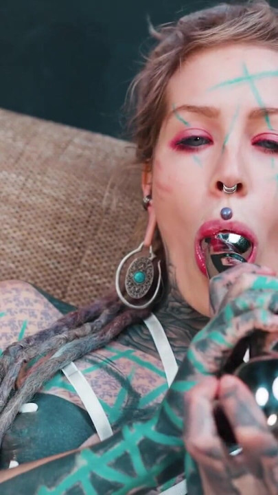 Dreadhead Anal Gape Training with Steel Dildo | Clip 1