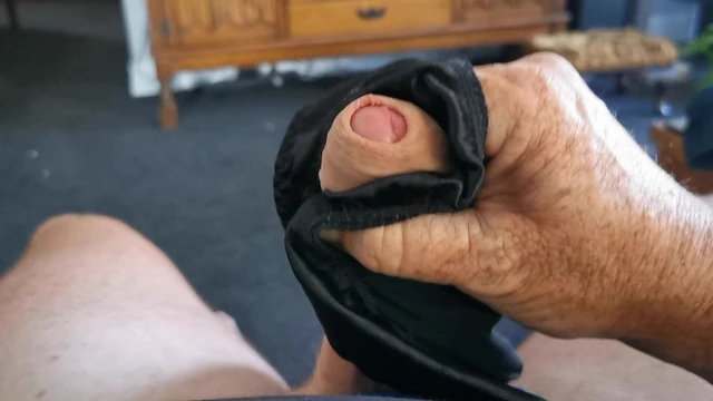 Panty wank