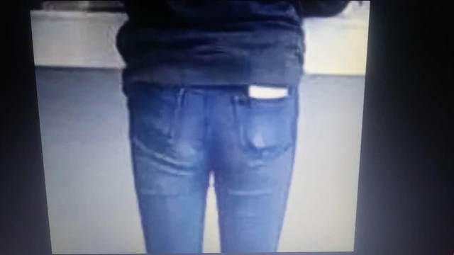 Young girl in tight jeans #11